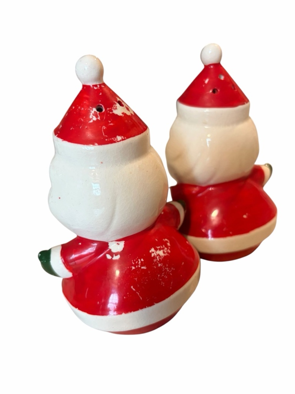 Vintage Holt Howard Santa Salt and Pepper Shakers Holiday Decor 1960s - Picture 4 of 9